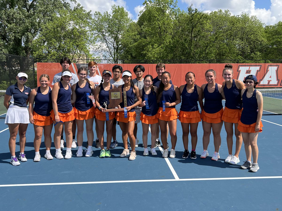 RaiderUpdates's tweet photo. 2024 IHSAA Girls Tennis Sectional Champions- the Harrison Raiders! Well done ladies! 💙🎾🧡 https://t.co/Oc5xG4DGCp
