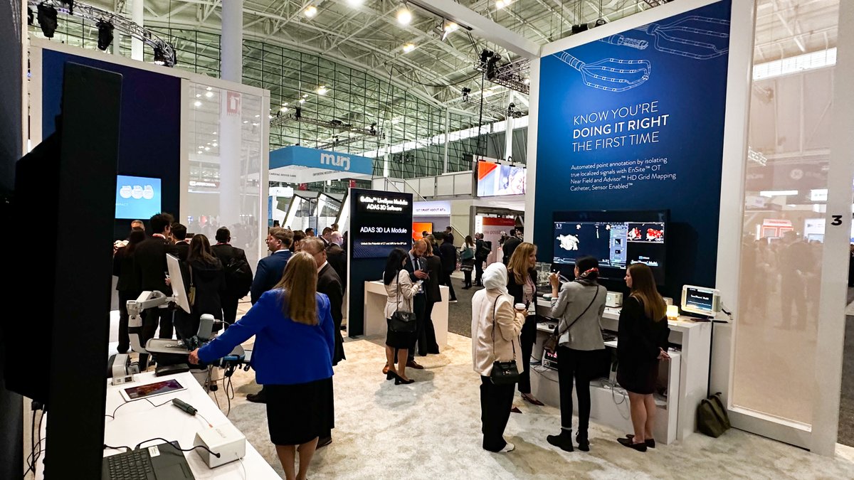 Great to see our learning pods busy and #EPeeps getting hands-on with Abbott’s latest EP technology at #HRS2024. #AbbottProud #EPatHRS Safety Info: cardiovascular.abbott/us/en/campaign…