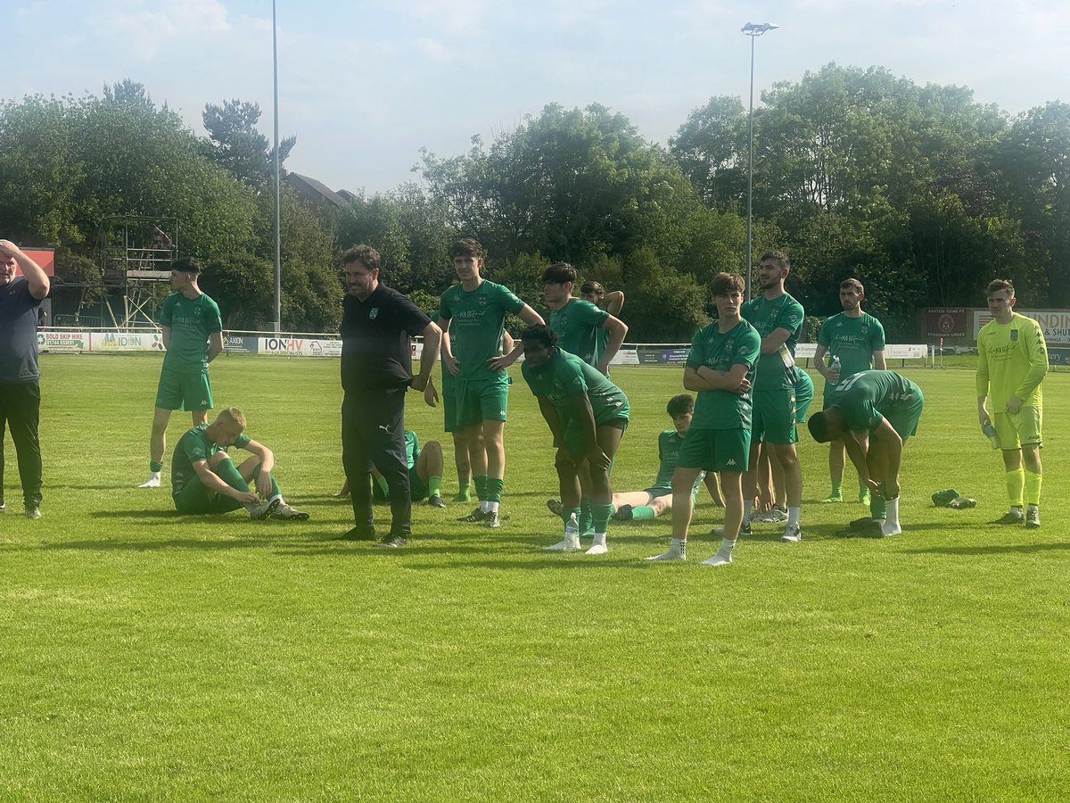 The game ends after extra time with @fcsthelens res coming out on top of a 4-3 thriller. The young guns can be proud of what they have achieved and we go again next season. 🙌🏻💚 #GreenArmy
