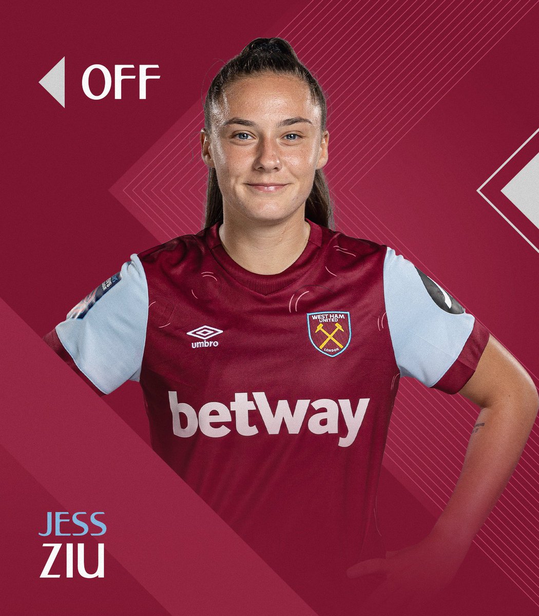 Princess on for Jess 🔃 ⚪️ 2-1 ⚒️ (92’)