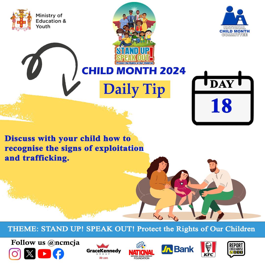 Calling parents/guardians! Please be reminded that you are not around your child 24/7. Help children to sharpen their awareness by advising them on signs of exploitation and trafficking! #ChildMonth #ChildMonth2024
