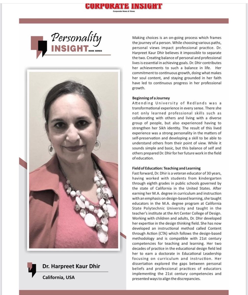 Dr Harpreet KD (@hkaurdhir) on Twitter photo Featured in a corporate magazine. Sharing personal journeys are as important as professional. Merger of the two is authentic and is what empowers me. <a href="/hlpusd/">Hacienda La Puente USD</a> <a href="/SuptDrJimenez/">Dr. Alfonso Jiménez</a> <a href="/DrHLCunningham/">Dr. Helene Cunningham</a> @RosaIsiah <a href="/ArizonaCollege/">Arizona College</a> <a href="/NancyLHLPUSD_2/">Nancy Loera</a> Featured in a corporate magazine. Sharing personal journeys are as important as professional. Merger of the two is authentic and is what empowers me. <a href="/hlpusd/">Hacienda La Puente USD</a> <a href="/SuptDrJimenez/">Dr. Alfonso Jiménez</a> <a href="/DrHLCunningham/">Dr. Helene Cunningham</a> @RosaIsiah <a href="/ArizonaCollege/">Arizona College</a> <a href="/NancyLHLPUSD_2/">Nancy Loera</a>