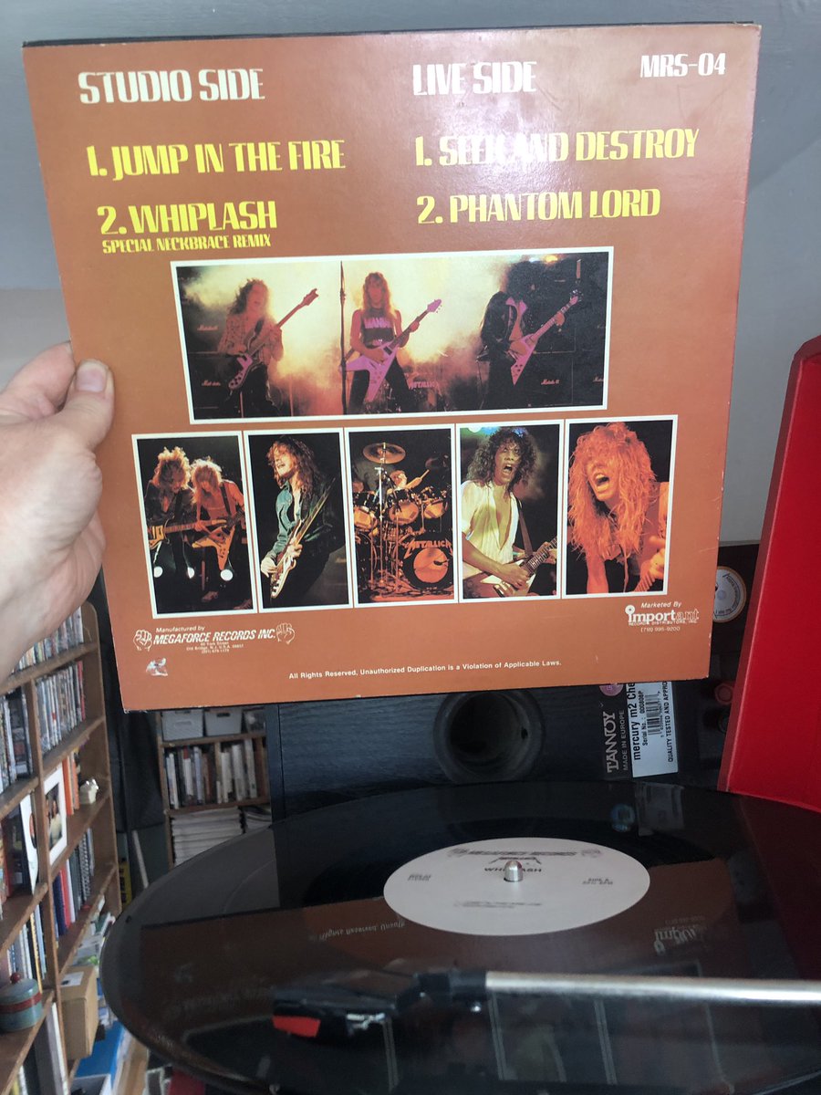 thenegshed's tweet photo. I had completely forgotten I owned this one.
@Metallica #Whiplash #12inchsingle #MegaforceRecords https://t.co/sIukANUr4O