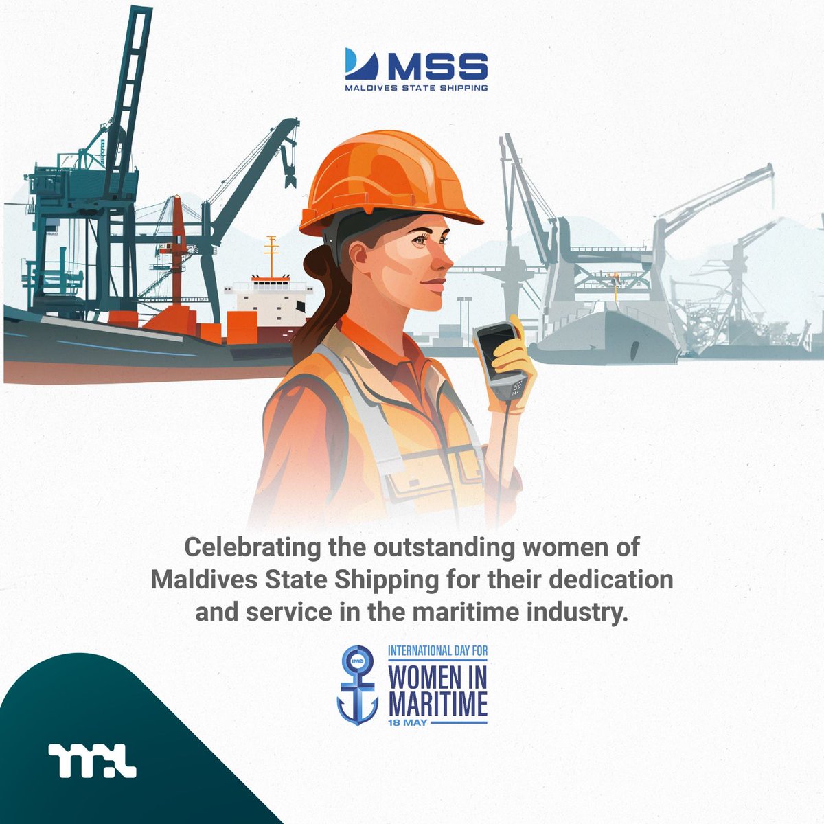 Greetings and best wishes to the outstanding women of @stateshippingmv on the occasion of International Day for Women in Maritime. #InternationalDayForWomenInMaritime