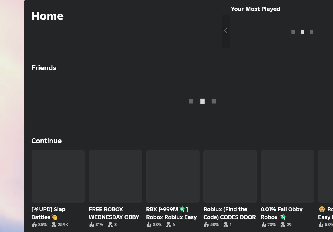 its back!!
(dw the free robux games I was reporting them)