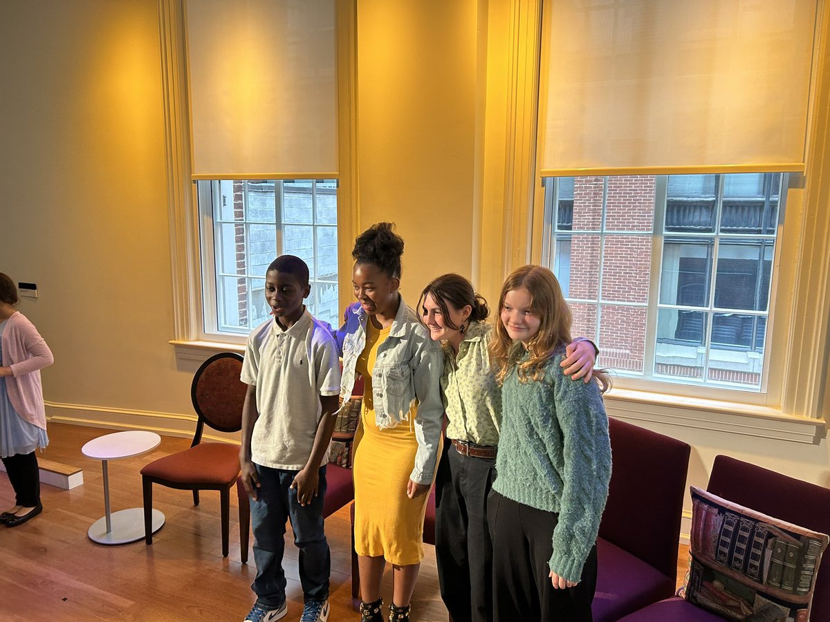 Look at these @EliotHine Eagles Soar! Congrats to all the awardees who read their poetry at the @JuniorLeague of Greater Washington’s annual poetry contest!

Growth, strife, aging, learning - they put it all into verse.
