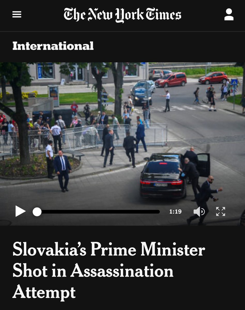 The Slovakian government rejects the WHO and says Flat Earth must be researched and the next day the Prime minister of Slovakia suffers an attempted assassination. 🤔