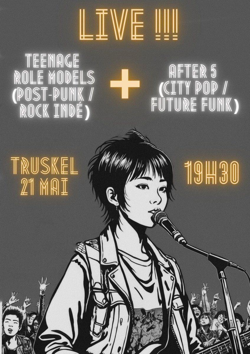 Ce mardi, nous jouons au Truskel pour notre premier concert avec la nouvelle chanteuse ! Ne ratez pas ce concert unique et intimiste !

<a href="/truskelclub/">Truskel Microclub</a>

#music #jpop #citypop #japon #paris #tokyo
