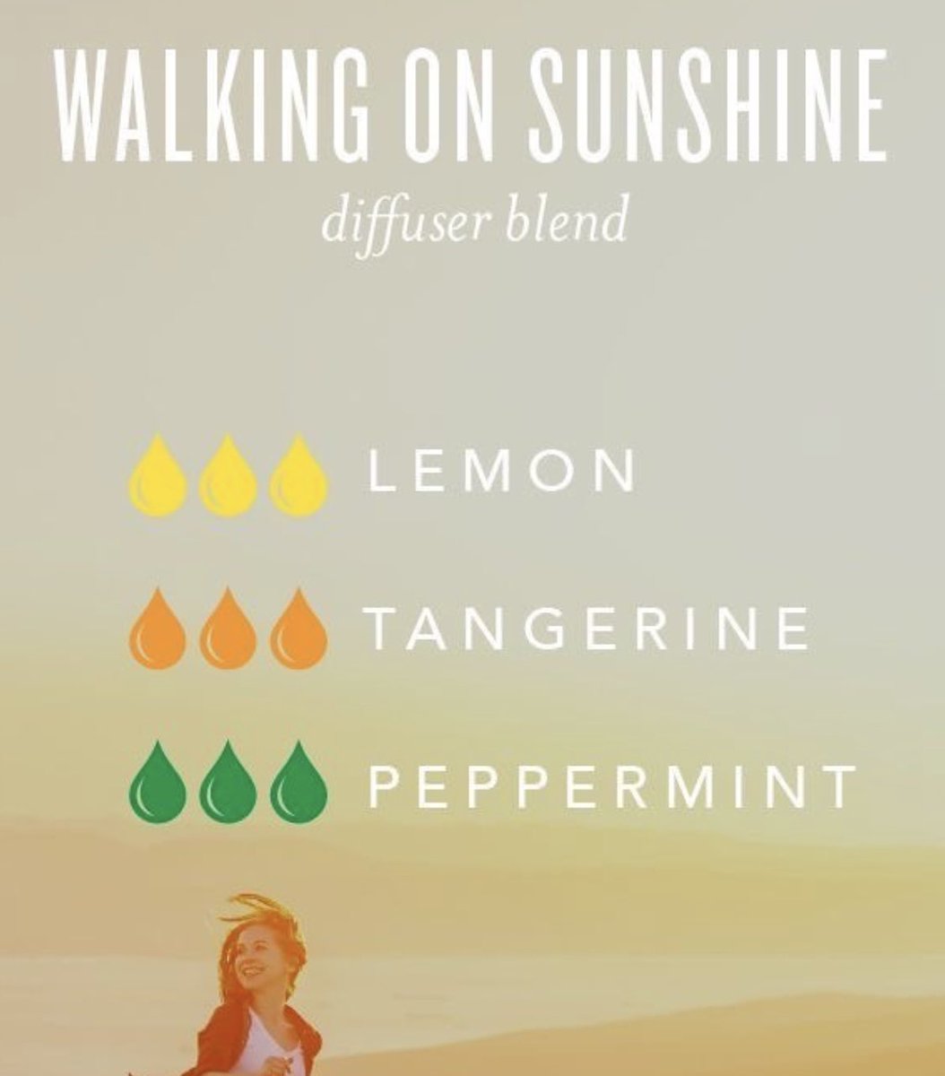 Sing it with me 🎶 #ilovemyoils #walkingonsunshine #diffuserblends #saturdayscents #essentiallysusie