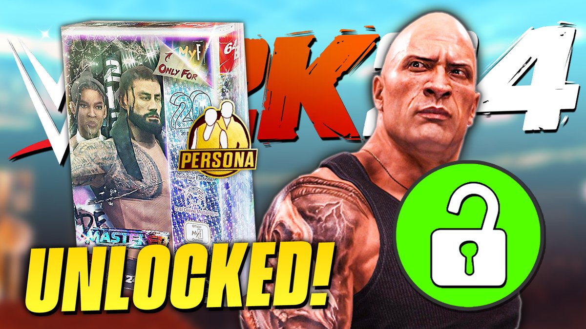 More Persona Cards are coming to #WWE2K24. Want to Unlock Final Boss The Rock? How about Superstars that are made entirely of N64 Graphics?! Find out how to Unlock them and more here: youtube.com/watch?v=rrXEGM… 🔓