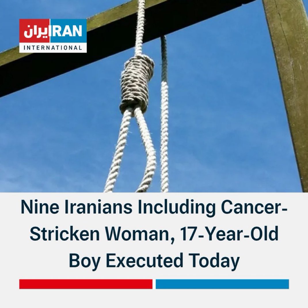 Among the 17 people executed in Iran today by the oppressive Islamic regime were a 17-year-old boy and a woman suffering from cancer.
#IRGCterrorists‌ 
#سپاه_تروریستی_پاسداران