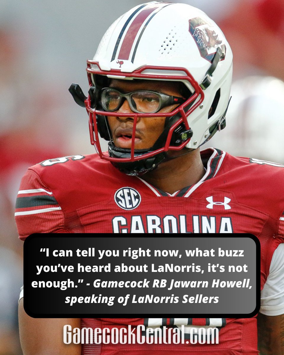 Jawarn Howell had a lot to say about LaNorris Sellers. Read on GamecockCentral ➡️ gcon3.com/gbr5ik