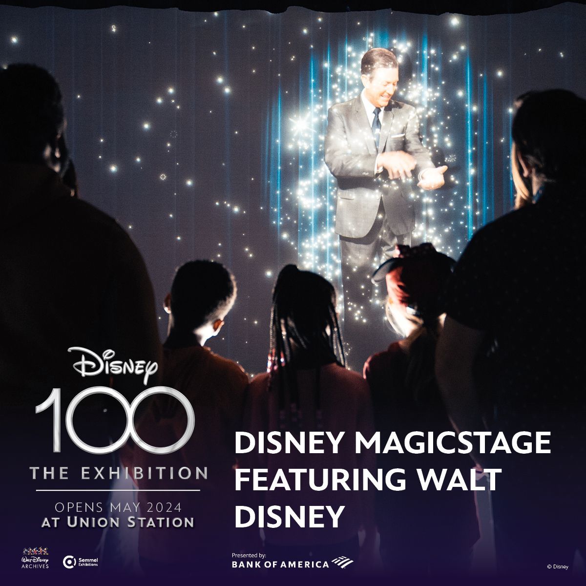 Step into the world of The Walt Disney Company and experience 100 years of magic like never before. Disney100: The Exhibition is coming to Union Station May 24 – November 30, and tickets are on sale now >> buff.ly/3yoLBal Presented at Union Station by @bankofamerica