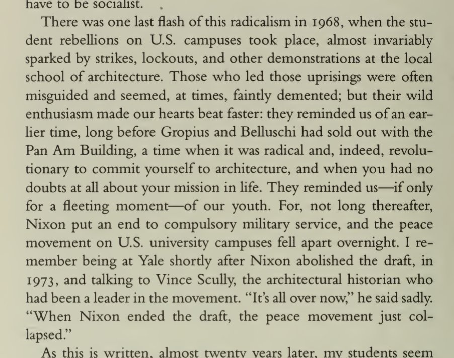 VitruviusGrind's tweet photo. Architect and editor Peter Blake writing about '68 student occupations of Columbia buildings https://t.co/EOfvvatpoW