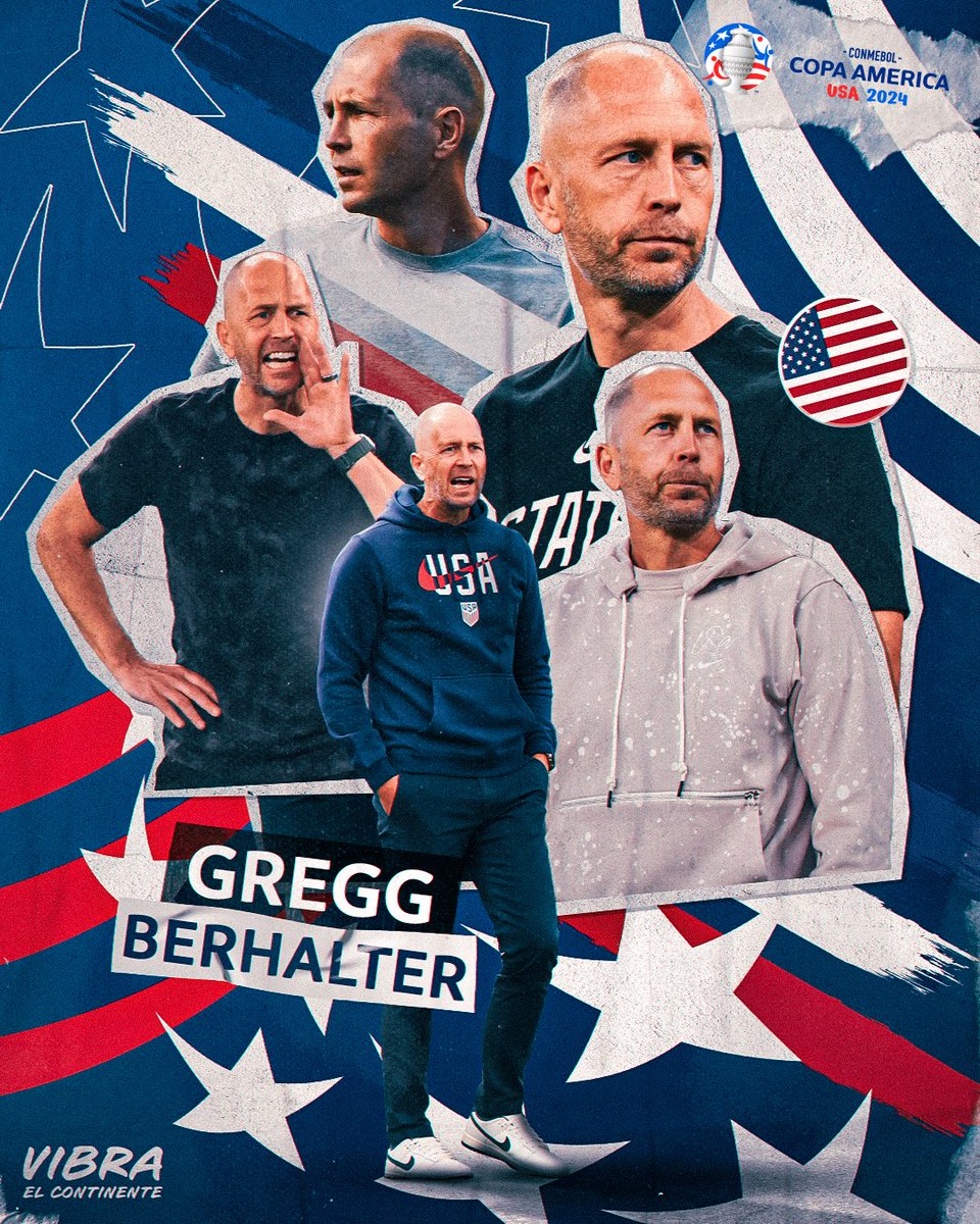 Gregg Berhalter leads the @USMNT in their CONMEBOL Copa América™ journey, aiming to make the American Dream a reality on home soil 🇺🇸✨

#FeelTheGreatness