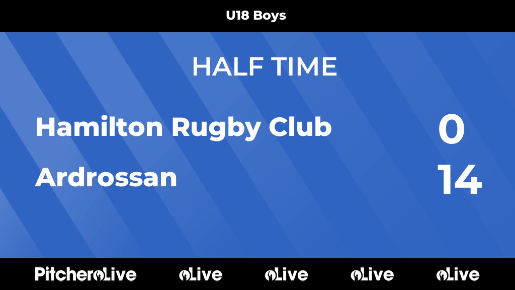 HALF TIME: Hamilton Rugby Club 0 - 14 Ardrossan #HAMARD #Pitchero hamiltonrugbyclub.co.uk/teams/158943/m…