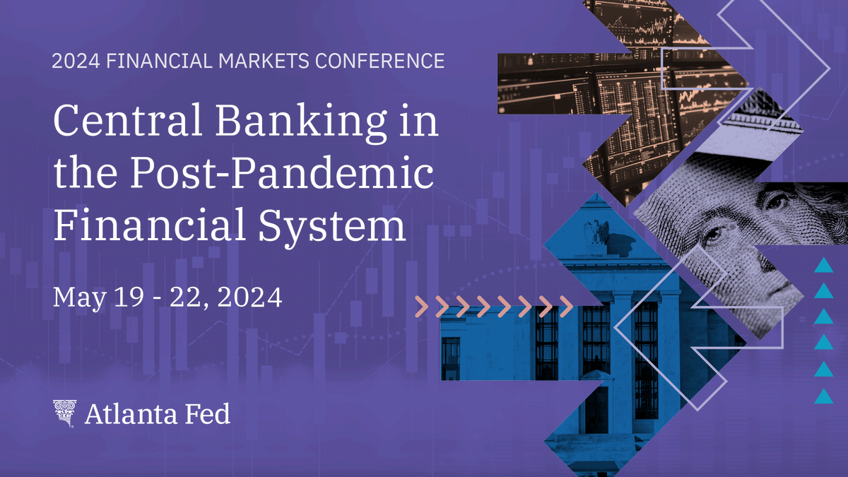 Join us May 19–22 for this year’s #FedFMC, our signature policy and research event. We'll explore topics related to liquidity risks, monetary policy, inflation, and the role of the US dollar in the international financial system.

Learn more: atlfed.org/4avPd7P