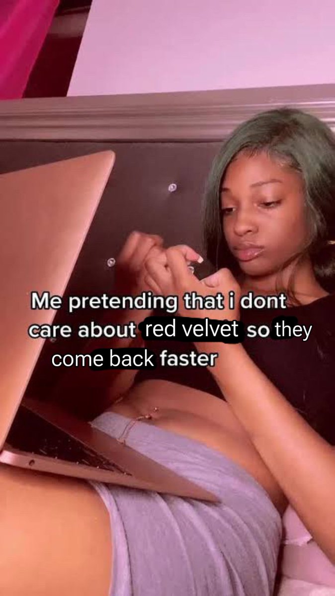 idgaf about red velvet actually