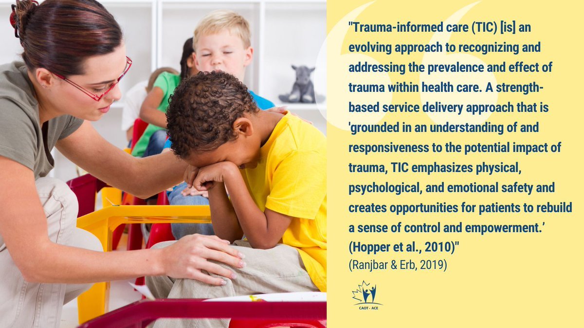 Understand the impact of trauma in children and learn how to provide trauma-informed services to children in school settings- buff.ly/3trDZBU #OT365 #traumainformed