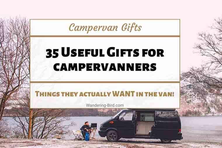 Shopping for a campervan owner? Want to get them something thoughtful but also useful? Here are some great gift ideas that they will love: bit.ly/3xMu0ZV #camper #campervan #vanlife