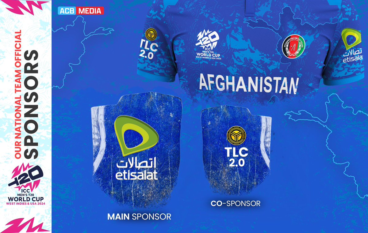 Presenting Before You, AfghanAtalan’s Sponsors for the #T20WorldCup 👍 Main Sponsor: @EtisalatAf Co-Sponsor: @Trillionertoken Go well, Atalano! 🤩 #AfghanAtalan | #T20WorldCup