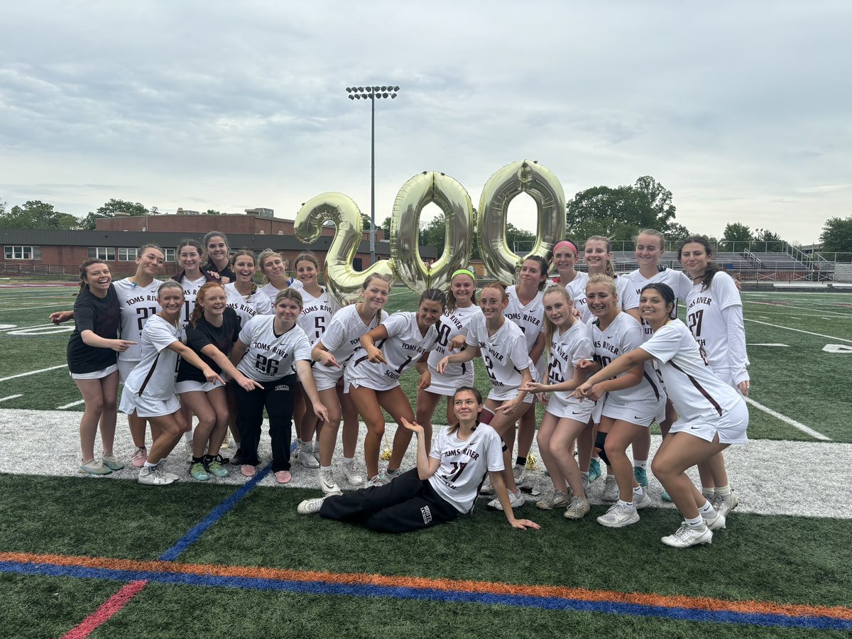 Congrats to junior Marleigh Burritt for recording her 200th career save in the TRS girls lax 14-8 win over Manalapan!