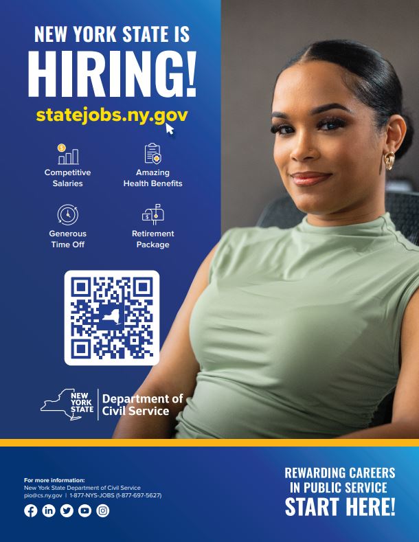 There are thousands of NYS career opportunities available & the launch of the NY HELPS program makes it easier than ever to get a NYS job by enabling state agencies to fill critical vacancies more effectively. Apply now! For more info click here: ow.ly/ySOW50REl6V