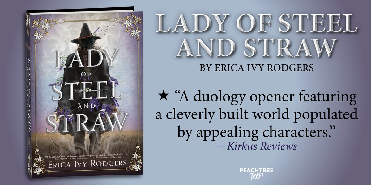 Star-crossed lovers grapple with forbidden attraction and a growing army of ghostly dead. LADY OF STEEL AND STRAW is on shelves in June! ow.ly/cA0z50RIWi1 #yalit