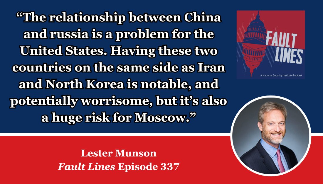 On Fault Lines Ep. 337, @jamil_n_jaffer, @NotTVJessJones, @lestermunson, and @morganlroach discussed Russian President Putin’s recent meeting with Chinese President Xi in Beijing midst the ongoing war in Ukraine. Watch: youtube.com/watch?v=nxuxAl… Listen: open.spotify.com/episode/2mcTjE…