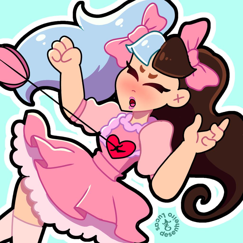 lucxart's tweet photo. @RaalKy Ola galero ,aqui um desenho que fiz da Melanie 💕 https://t.co/JCcklDQ8rs