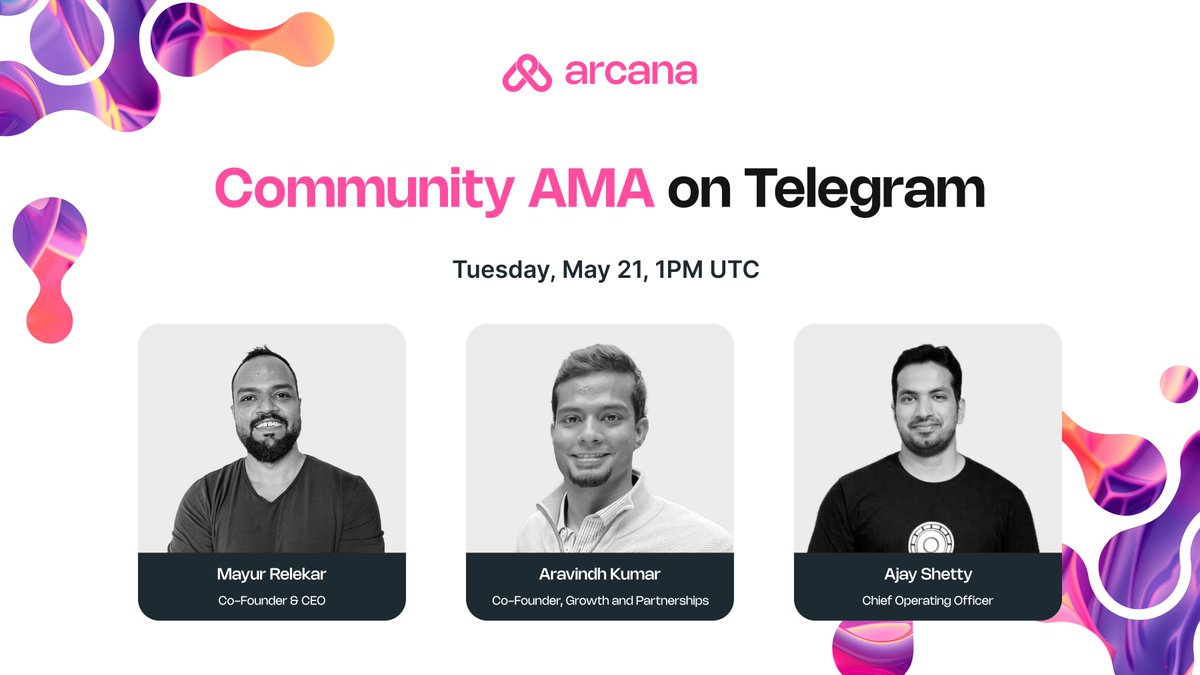 Join our upcoming Telegram Voice AMA on Tuesday, May 21, 1 PM UTC!⏰

Our founding team will answer all your questions about future plans and developments. Don’t miss the chance to get exclusive insights on what's in the works👀

📩Submit your questions⬇️ forms.gle/jNtUH2YVyWkgt2…
