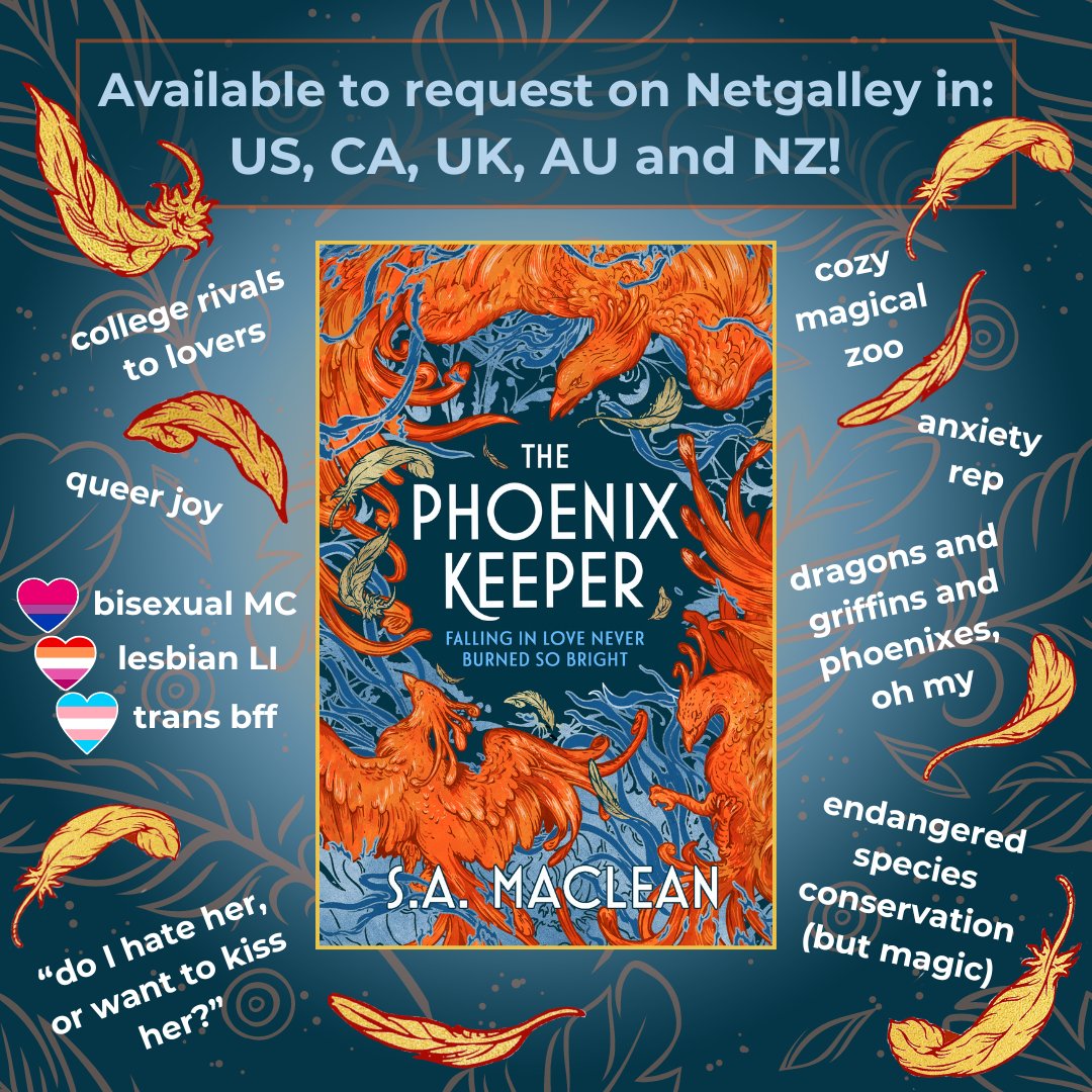 Netgalley roundup! THE PHOENIX KEEPER is now available to request in the US, Canada, UK, Australia and New Zealand!