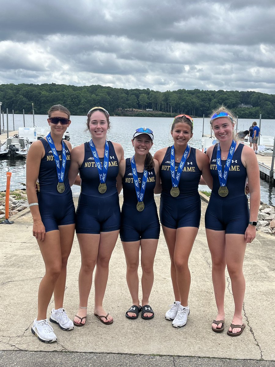 NDRowing's tweet photo. The Irish finish 4th in the ACC highlighted by a pair of bronze medals in the Varsity 8 and Varsity 4! 

#rowirish☘️ https://t.co/lyRgwehx4Z