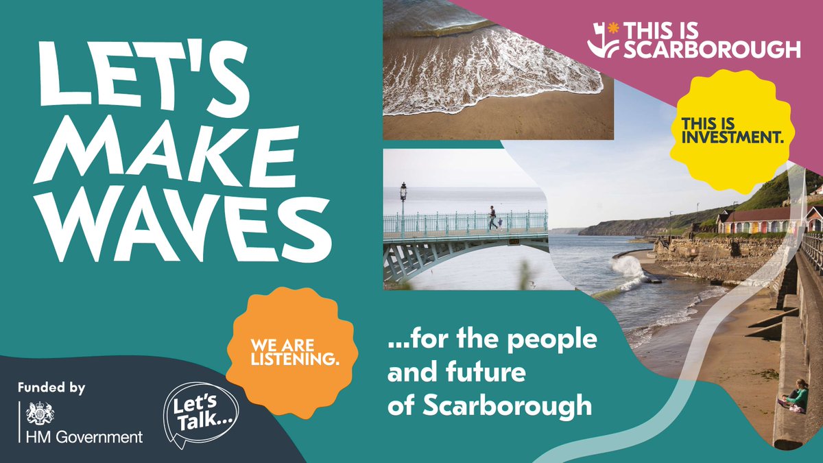 Residents and businesses in #Scarborough - help shape how £20 million in funding should be invested in the town. Funding is from the Government’s Long-Term Plan for Towns initiative. Find out more and have your say at northyorks.gov.uk/ltps
