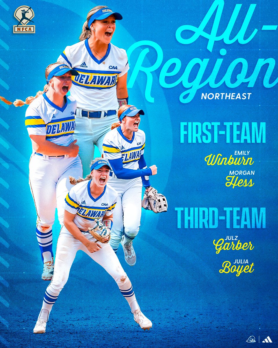 Delaware_SB's tweet photo. 4⃣ All-Region honorees for the third straight season!

📰: https://t.co/iaPraXb25u https://t.co/nWSrc8CaxP