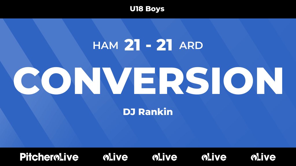 14': DJ Rankin kicks a conversion for Hamilton Rugby Club 🙌 #HAMARD #Pitchero hamiltonrugbyclub.co.uk/teams/158943/m…