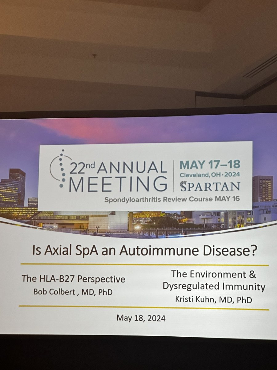 Marina Magrey (@mmagrey1) on Twitter photo Watching the great Debate at the annual SPARTAN meeting between Dr. Kristi Kuhn and Dr. Robert Cobert, leading researchers in axial spondyloarthritis! <a href="/SPARTAN_Updates/">SPARTAN</a> #Debate <a href="/KristiKuhn/">Kristi Kuhn, MD, PhD</a> <a href="/NIH_NIAMS/">NIAMS</a> <a href="/rheum_cat/">Rheum Cat</a> <a href="/Spondy_MD/">Maureen Dubreuil MD MSc</a> Watching the great Debate at the annual SPARTAN meeting between Dr. Kristi Kuhn and Dr. Robert Cobert, leading researchers in axial spondyloarthritis! <a href="/SPARTAN_Updates/">SPARTAN</a> #Debate <a href="/KristiKuhn/">Kristi Kuhn, MD, PhD</a> <a href="/NIH_NIAMS/">NIAMS</a> <a href="/rheum_cat/">Rheum Cat</a> <a href="/Spondy_MD/">Maureen Dubreuil MD MSc</a>