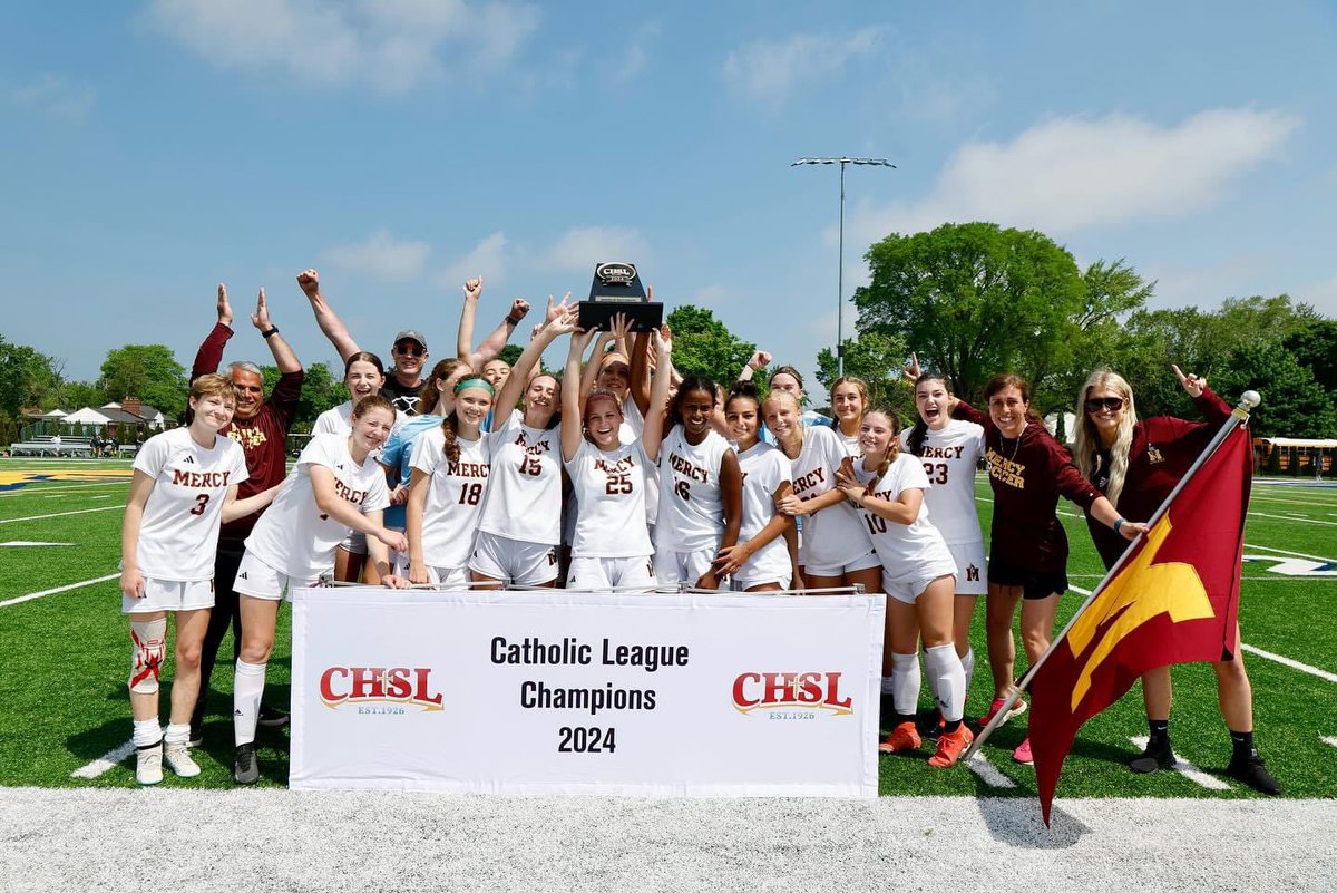 MercyHighMI's tweet photo. MERCY SOCCER CHSL CHAMPIONS!! 🏆

FEAR THE FISH!!!

#chslchampions #mercysoccer #mercymarlins #mercyathletics https://t.co/WnVLfG78xG