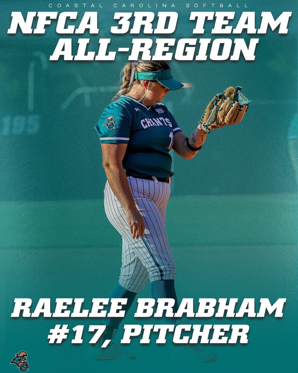 Congratulations Georgia and Raelee on being named to the NFCA All-Region team! #ChantsUp #TEALNATION