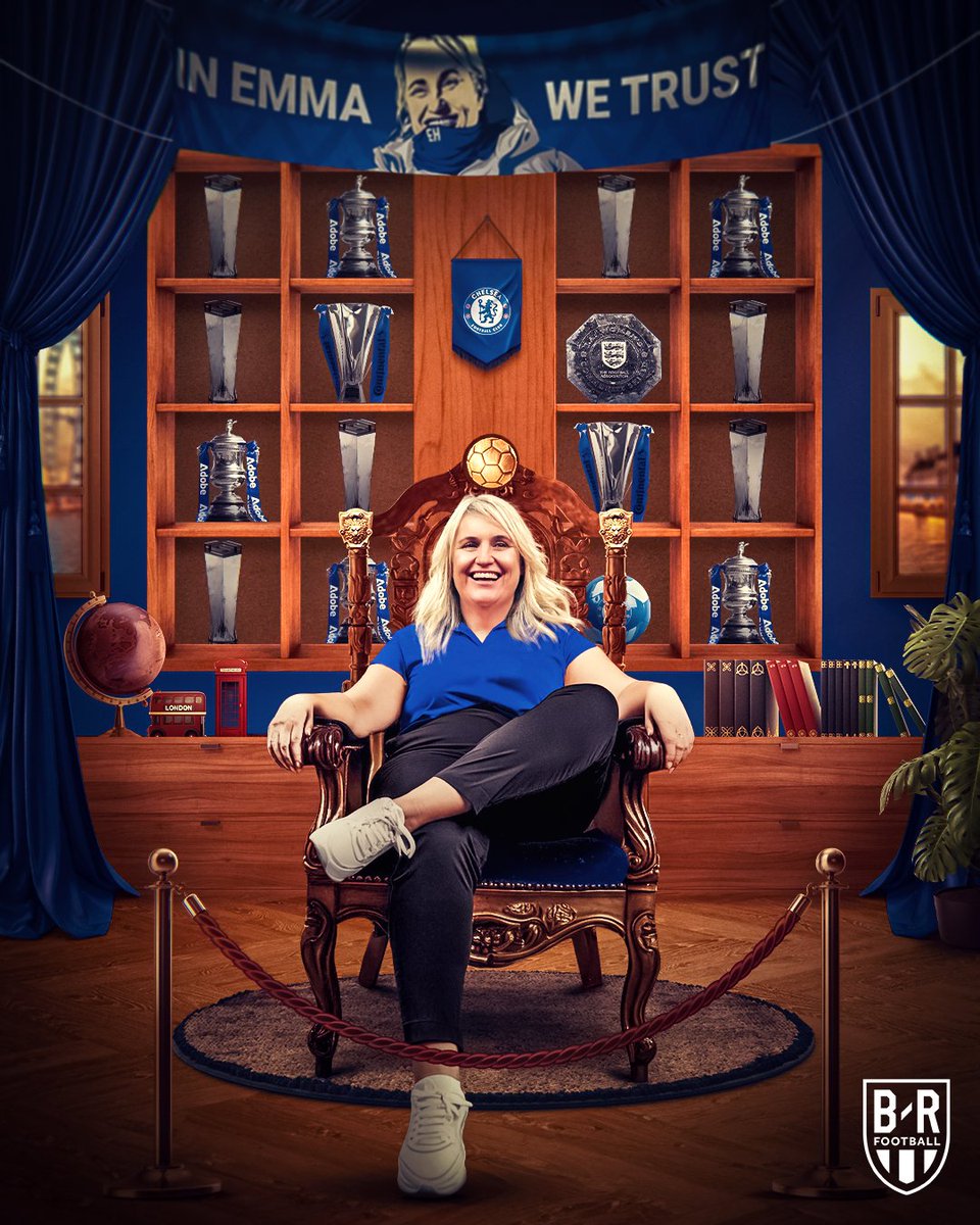 WSL 🏆🏆🏆🏆🏆🏆🏆 FA Cup 🏆🏆🏆🏆🏆 League Cup 🏆🏆 Community Shield 🏆 Emma Hayes leaves Chelsea a legend 👏