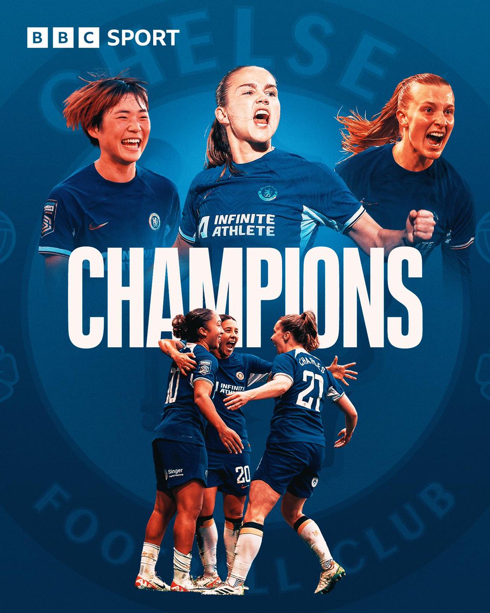 Wow! Chelsea women have done it. 5 WSL titles in a row. Incredible! Congratulations!