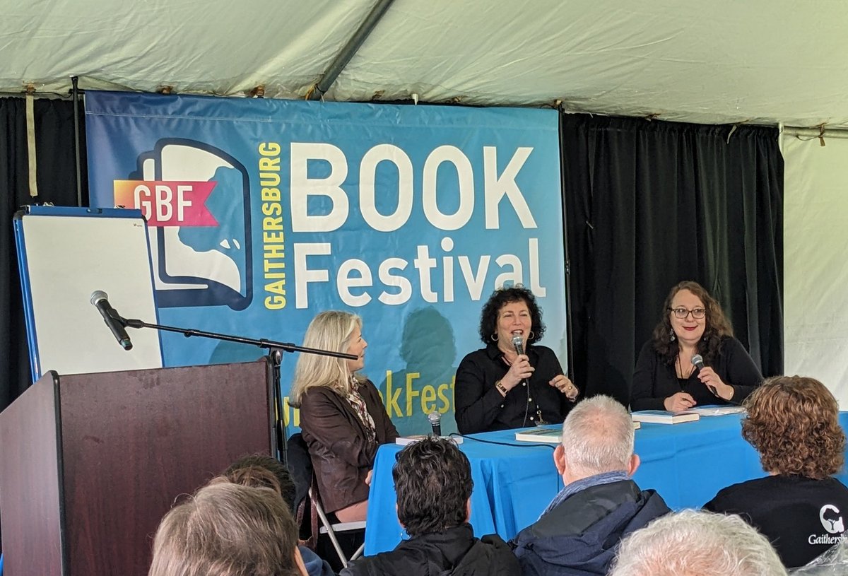 Jessica Claire Haney (@crunchychewy) on Twitter photo Thoroughly delightful and insightful conversations about family dramas Little Monsters by <a href="/adriennebrodeur/">Adrienne Brodeur</a> and Swimming with Ghosts by <a href="/michellebrafman/">Michelle Brafman</a> moderated by <a href="/cabockwrites/">Caroline Anna Bock</a> at <a href="/GburgBookFest/">Gaithersburg Book Festival</a> #gbf Thoroughly delightful and insightful conversations about family dramas Little Monsters by <a href="/adriennebrodeur/">Adrienne Brodeur</a> and Swimming with Ghosts by <a href="/michellebrafman/">Michelle Brafman</a> moderated by <a href="/cabockwrites/">Caroline Anna Bock</a> at <a href="/GburgBookFest/">Gaithersburg Book Festival</a> #gbf