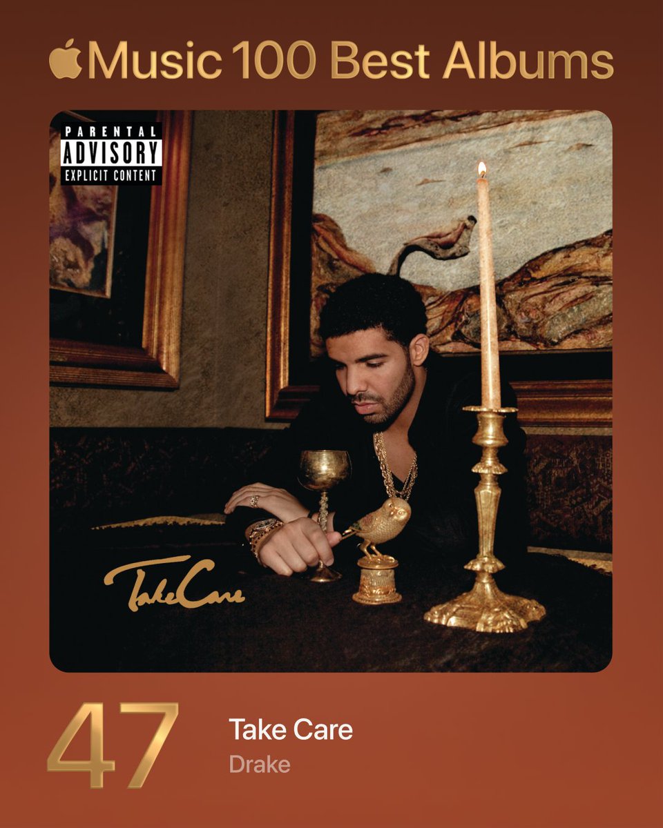 47. Take Care - Drake #100BestAlbums