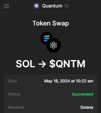 Quantum token has been created ! Token Ticker: $QNTM ⚛️ 10,000,000,000 tokens will be AIRDROPPED to First 1.000 wallets below 👇 Big announcement coming in 60 minutes ! 🔔⏰