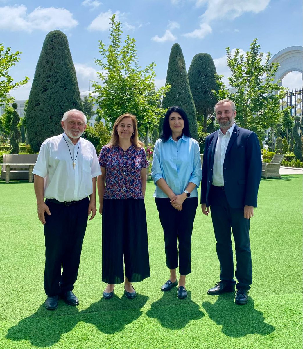 The meeting with the representative of the Polish diaspora in Turkmenistan, Mrs. Tatyana Kudryashova, and Father Andrzej Madej OMI, superior 'sui iuris' of Turkmenistan, was another highlight of the stay of the Polish Ambassador Rafał Poborski in Ashgabat.