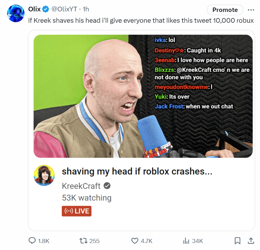 Olix tweet media