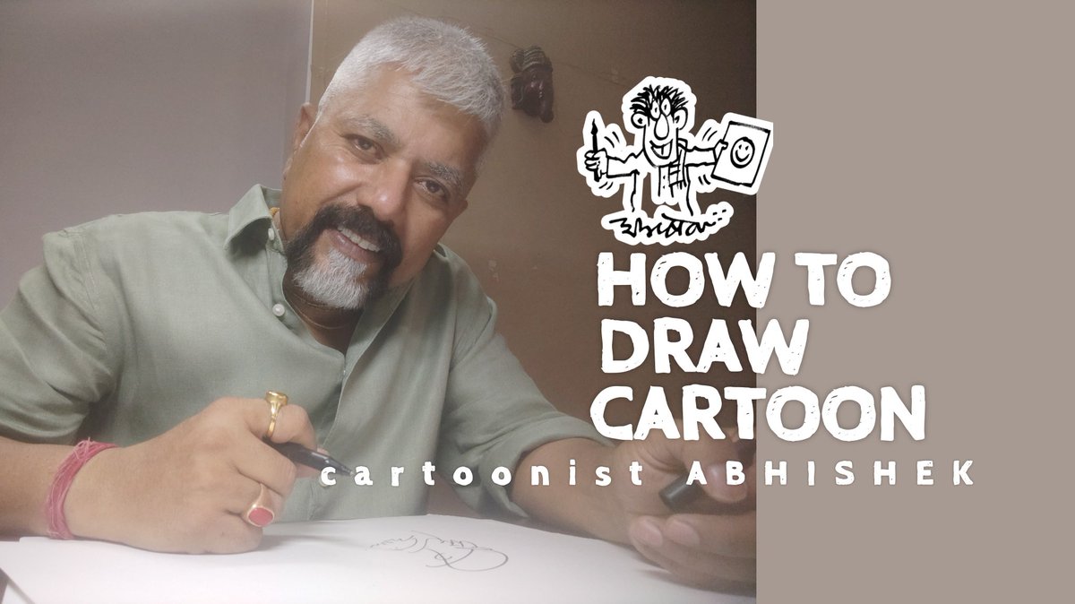 सीखो ... सीखो .. आओ कार्टून बनाना सीखते हैं साथ मिलकर 🙏🥰 youtu.be/yCIjWDKVs0o?si… #HowToDrawCartoon #CartoonistAbhishek