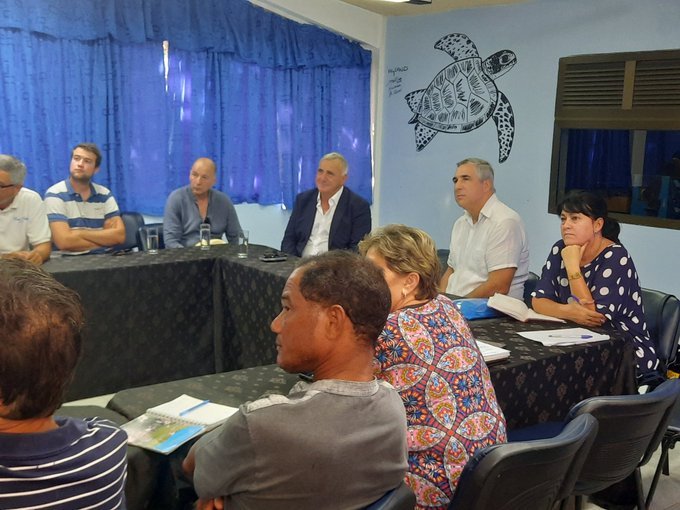 En encuentro de ministro de @citmacuba @EdMartDiaz con el Sr Claudio Cardini, empresario italiano amigo de Cuba, provechoso intercambio con ideas innovadoras y nuevos atractivos para el Acuario Nacional de Cuba @CubaAcuarioNac @SANTANACITMA @adianez_taboada @ArmandoRguezB