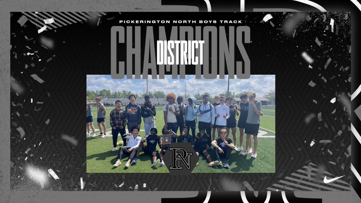 🏆🏆 @PickNorth_Track is your District Champion!