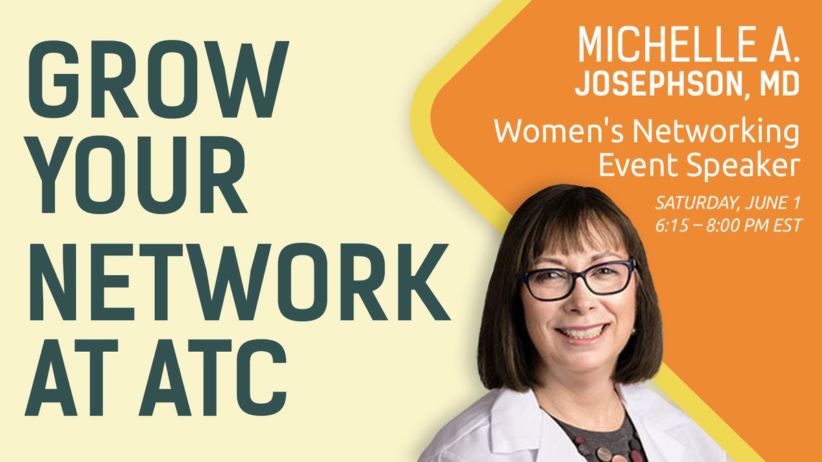 Join us for an exciting opportunity to network with your peers and hear from Dr. Michelle Josephson, a top professional dedicated to improving the care and outcome of medically complex transplant patients. All ATC attendees are welcome! Learn more: bit.ly/4al7xQY